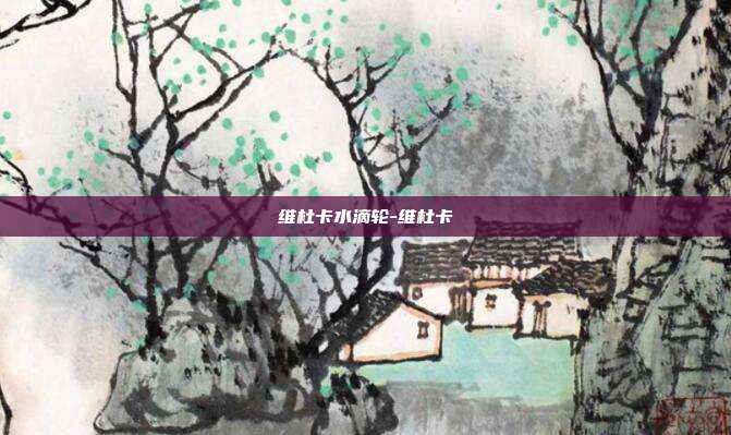 维杜卡水滴轮-维杜卡